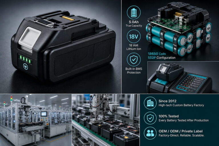 Makita MT18V5A 18V 5.0Ah Replacement Battery Pack