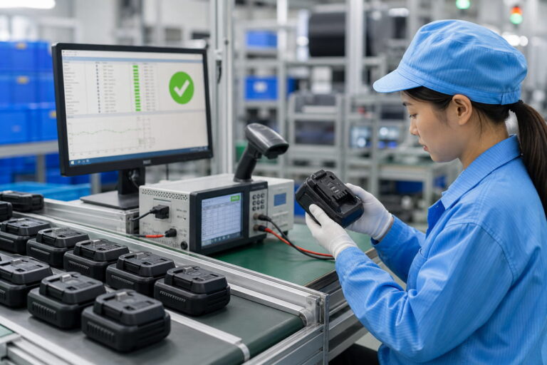 Philips Replacement Battery Quality Inspection