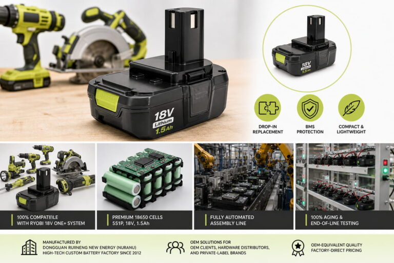 Ryobi P107 18V ONE+ 1.5Ah Compact Lithium-Ion Replacement Battery