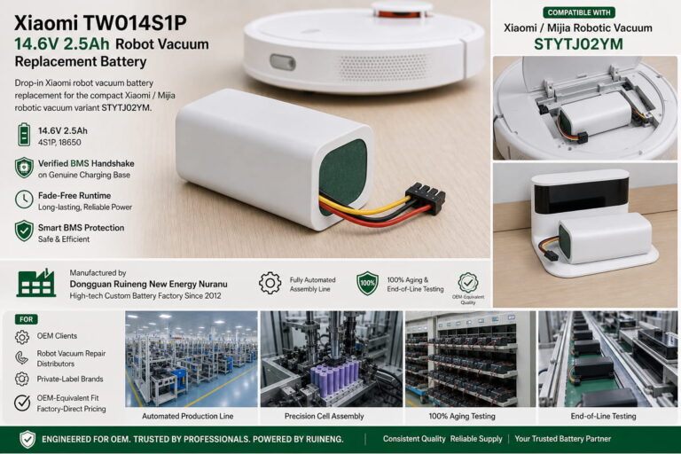 Xiaomi TW01-4S1P 14.6V 2.5Ah Robot Vacuum Replacement Battery