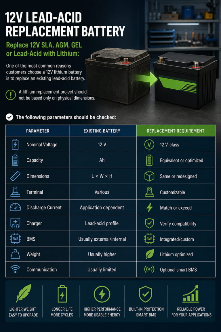 12V Lead-Acid Replacement Battery