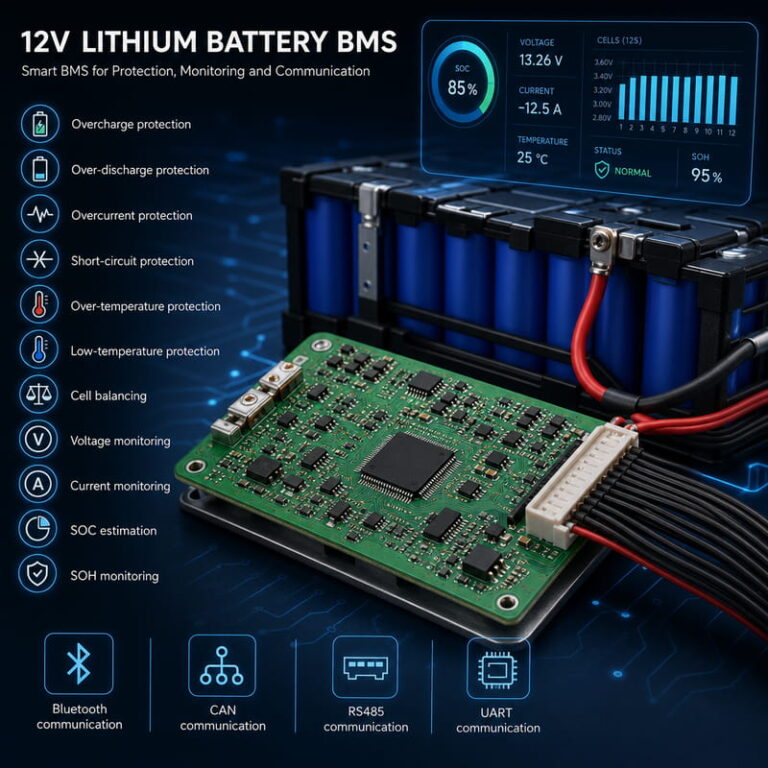 12V Lithium Battery BMS