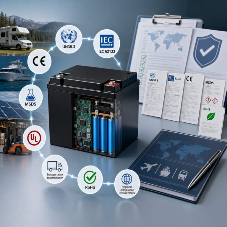 12V Lithium Battery Certifications and Compliance