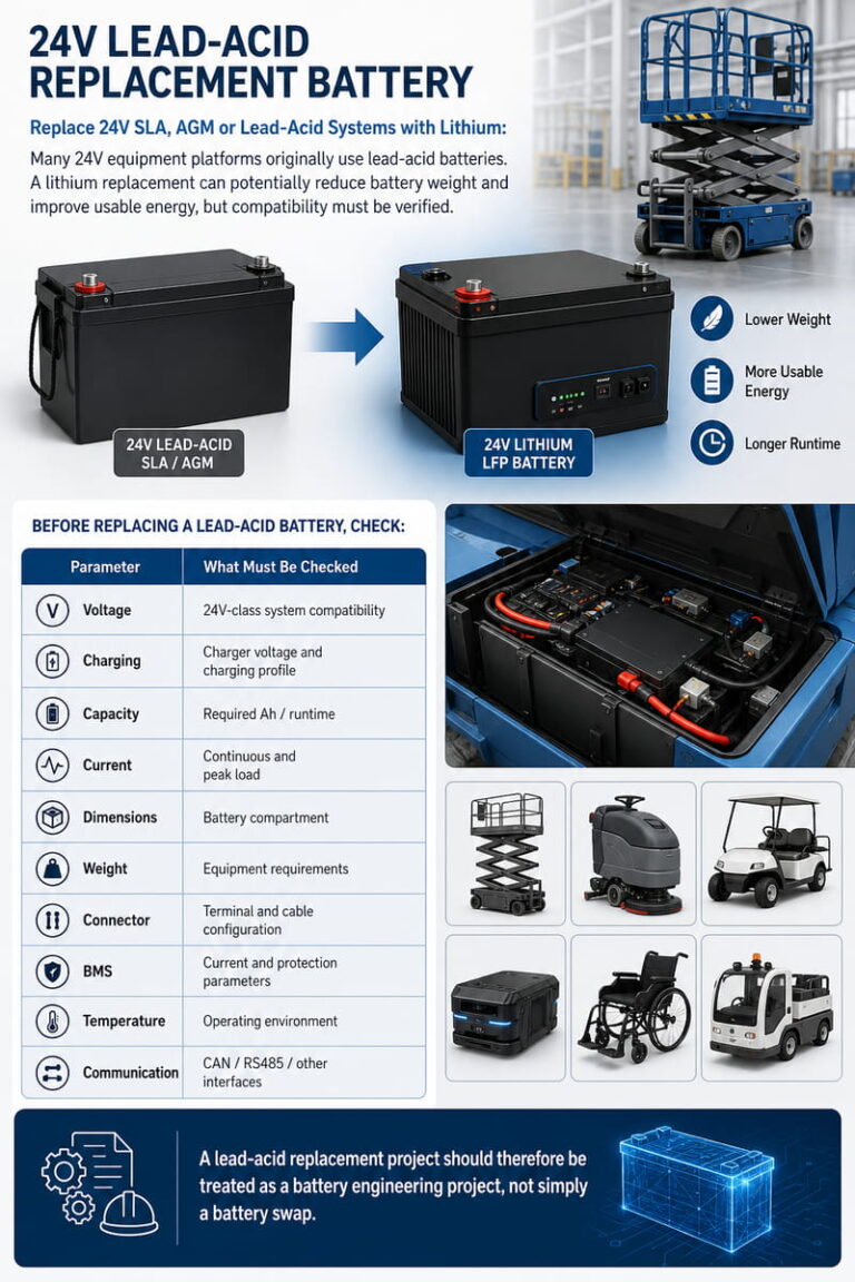 24V Lead-Acid Replacement Battery