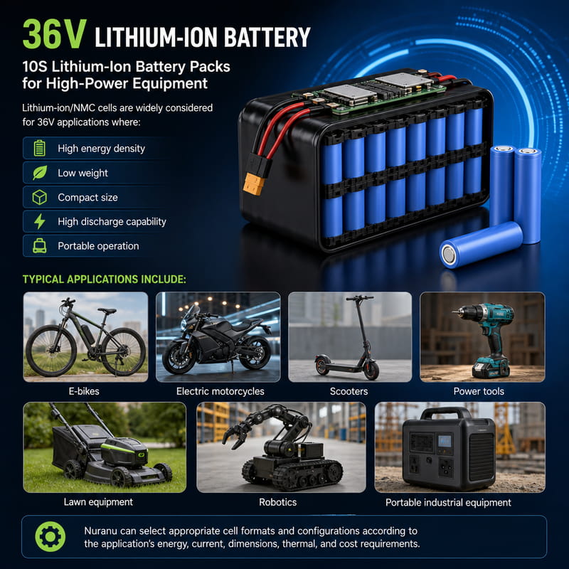 36V Lithium-Ion Battery