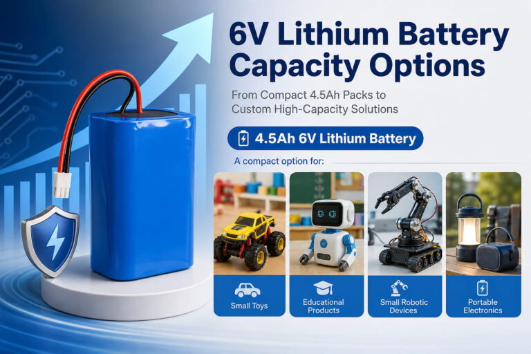 4.5Ah 6V Lithium Battery
