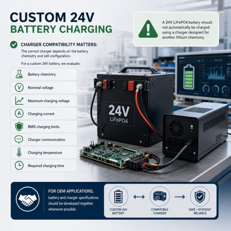 Custom 24V Battery Charging
