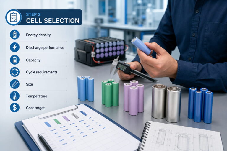 Custom 36V Battery Cell Selection