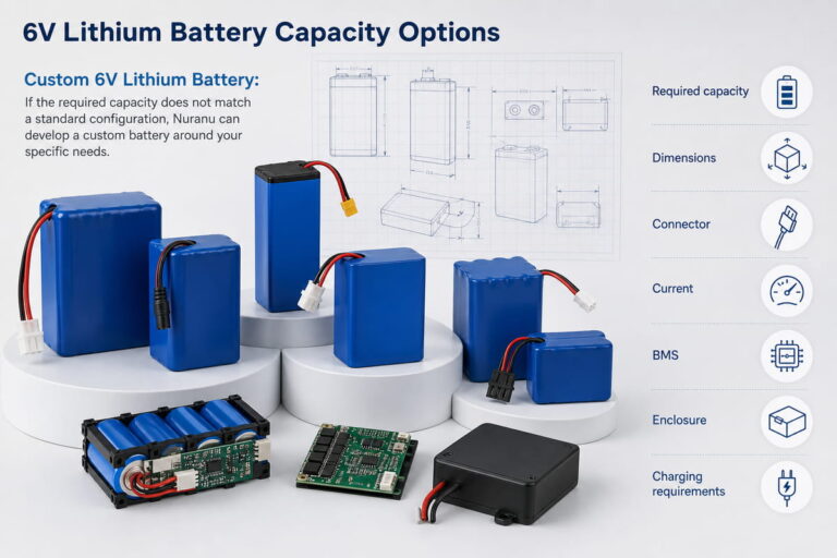 Custom 6V Lithium Battery