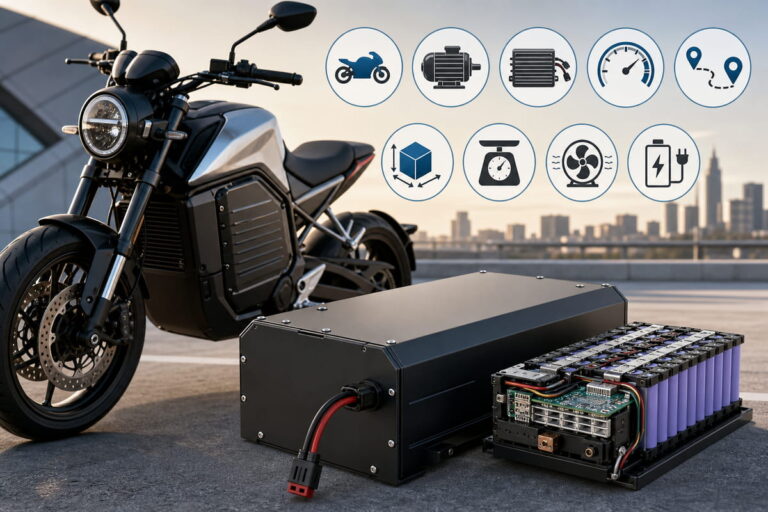 Custom Lithium Battery for Electric Motorcycles