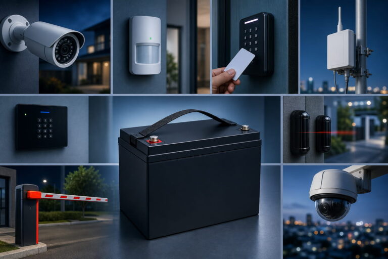 Custom Lithium Battery for Security Systems