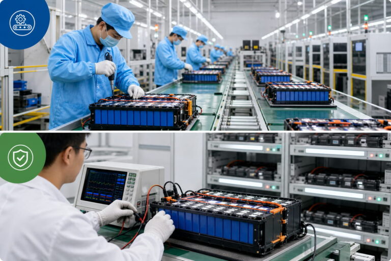 OEM / ODM Battery Production and Quality Inspection