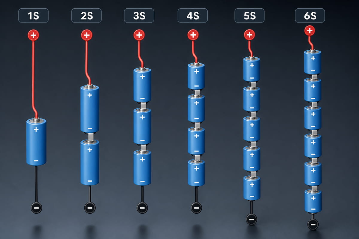 Series Cells Determine Battery Voltage