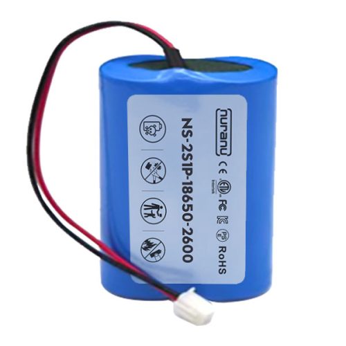 7.4V 2.6AH 18650 Lithium-Akku-Pack für tragbaren Solar-Lüfter