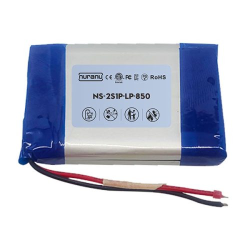 7.4V 850mAh lithium polymer battery pack for hd digital camera picture